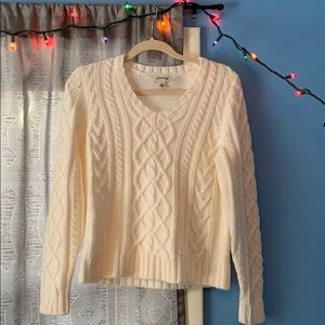 St. John’s Bay cream sweater